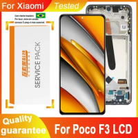 100% Tested 6.67'' Display Replacement With Frame For Xiaomi Poco F3 LCD Touch Screen Digitizer Assembly For Xiaomi Poco F3 LCD