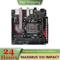 MAXIMUS VIII IMPACT motherboard Used original Intel Z170 LGA 1151 LGA1151 DDR4 32GB USB2.0 USB3.0 SATA3 Desktop Mainboard