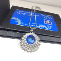 KALUNG uantum Science Energy Pendant Necklace / Kalung Liontin Terapi Kesehatan Magnetic Pendant / K