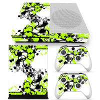 New flowers 5103 Custom Controller Console Full PVC Skin Vinyl Sticker Decal Cover For XBox one s Controller