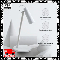 Lampu Meja Baca LED Desk Lamp Rechargeable 3 Color 5W Putih MJTD04YL