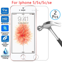 tempered glass screen protector for iphone 5s 5c se 5 s e c case cover on i phone s5 c5 es iphone5 iphone5s protective coque bag
