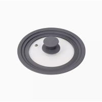 鋼化玻璃鍋蓋(矽膠階梯蓋16cm-18cm-20cm) 