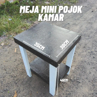 Meja MIni Kayu Minimalis Serba Guna Meja Mejikom Meja Galon Meja Dispenser Rak Serbaguna Ukuran 35