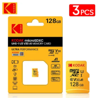 3PC SKodak High Speed Memory Card V30 C10 U3 32GB Micro SD Card 64GB 128GB Tarjeta Microsd 256gb 512gb Mini TF Card Free Shiping