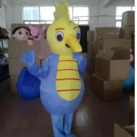 New Adult Halloween Christmas Sea Horse Mascotte Fancy Cartoon Mascot Costume Plush Fancy Dress Mascot Costume