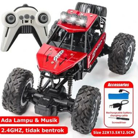 LC - Mainan Mobil Remot Control Anak Laki-laki 2WD RC Mobil Off-Road Mainan RC Mobil Clambing Offroa
