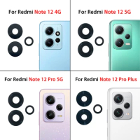 10 Pcs Rear Back Camera Lens Glass For Xiaomi Redmi Note 12 4G Pro 5G / Redmi Note 12 Pro Plus With Glue Adhesive