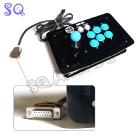 6 Buttons 15 Pin Joystick Console Retro Arcade Game Accessory Fighting Game Controller