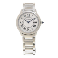 【Cartier 卡地亞】RONDE MUST石英鍊帶小型款x29mm(WSRN0033)