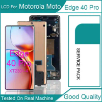 6.67" Original LCD For Motorola Edge 40 Pro XT2301-4 LCD Display Screen Touch Panel Digitizer Assembly For Moto Edge 40 Pro LCD