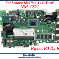 StoneTaskin GS450&amp;GS550&amp;GS750 NM-C821 For Lenovo IdeaPad 3 14ADA05 Laptop Motherboard AMD Ryzen3 3250U R5-3500U R7-3700U DDR4