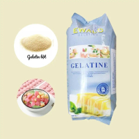 Gelatine lá Đức làm bánh, kẹo dẻo, pudding pannacotta chè khúc bạċh Ewald độ nở tốt
