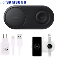 25W Wireless Charger Duo Fast Charging Pad for Samsung Note 20 Ultra S20 S21 S22 Plus Watch Gear S4 S3 Wirless Fast Induction