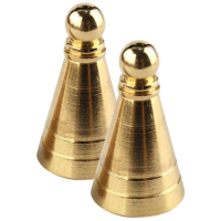 2 Pcs Taxiang Brass Tower Incense Mold Agarwood Powder Making Seal Cone Tool Office Holder Mould Molds