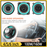 1PC 4/5/6 Inch Universal Car Speaker 100W/160W Subwoofer Audio Stereo Full Range Frequency Automotive Speakers for Car Auto