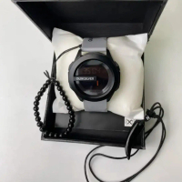 JAM TANGAN QUIKSILVER PLAT DIGITAL STRAP RUBBER Pria Stopwatch