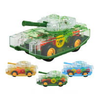 LED發光齒輪坦克戰車(慣性摩輪趨動)(顏色隨機)【888便利購】