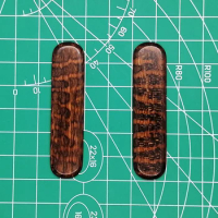 1 pair Handmade Snake Wood Handle Scales for 58mm Swiss Army Knife EDC Mod