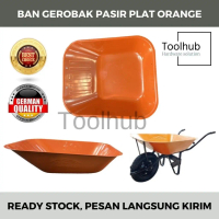 BAK GEROBAK PASIR PLAT SANSHAN (HANYA BAK SAJA) | BAK GEROBAK SORONG | ANGKONG GEROBAK SAWIT TEBAL M