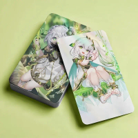 Bộ 55 thẻ photocard di động Genshin Impact (NAHIDA/FURINA/Kaedehara/Kazuha/Arlecchino/Yae Miko/Wande