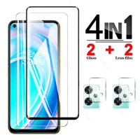 4in1 Full Cover Glue Screen Protectors for OnePlus Nord CE 2 Lite 5G Tempered Glass for One Plus 1+ Nord CE2 CE3 Camera Lens HD