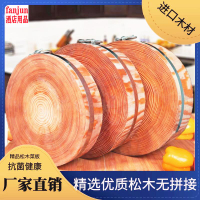 松木菜板圓形實木菜墩案板抗菌防霉切菜板加厚商用廚房家用砧板