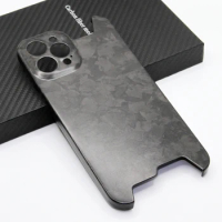 Carbon fiber case For Apple iPhone 12 Pro Max Ultra-thin, ultra-light, high-strength protective sleeve half-enclosed hard shell