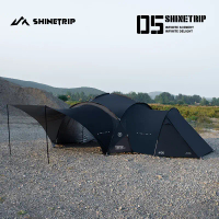 ShineTrip Dome Tarp รุ่น a470 ผ้า Oxford 150D UPF50+ เต็นท์ทรงโดม ทาร์ปกันแดด พร้อมอุปกรณ์เสริม คําแ