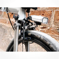 UnionJack folding bike modification with adapter brake seat CNC metal light stand for brompton universal light stand