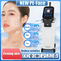 RF Face Lifting Machine PEFACE Sculpt Face Pads Massager Device Professional Facial Electrostimulation Ems