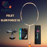 RAKET BADMINTON FELET SLIM FORCE -10 32LBS PAKET LENGKAP