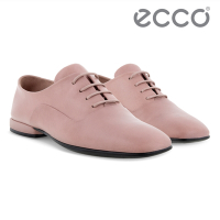 ECCO ANINE SQUARED 安妮方頭舒適綁帶平底鞋 女鞋 木粉色