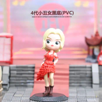 Hot toys Marvel Anime Harley Quinn Superwoman Q version Doll Cake Decoration Handmade Pendant Collectible Model Toy Figures gift