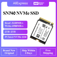 Western Digital WD SN740 2TB 1TB SSD NVMe M.2 2230 PCIe Gen 4x4 SSD for Microsoft Surface ProX Surface Laptop 3 Steam Deck
