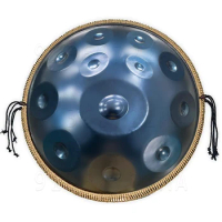 432Hz/440Hz 12 note handpan drum dark blue 22 inch tambor yoga meditation instrument music drum beginner steel tongue drum