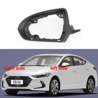 For Hyundai Elantra 2016-2020 Replace Car Side Rearview Mirrors Frame Reversing Mirror Trim Cover Lid Shell