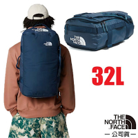 【The North Face】BASE CAMP VOYAGER DUFFEL 多功能背提兩用行李包32L.後背包_52RR-926 高峰藍