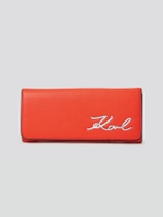 กระเป๋าสตางค์ K/SIGNATURE CONTINENTAL FLAP WALLET 235W3235 สี POPPY RED