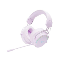 หูฟังเกมมิ่งไร้สายเชื่อมต่อได้ 2 โหมด รุ่น VH800 สีม่วง