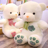 65cm High Quality Lovely Bow-Knot Teddy Bear Doll Stuffed Animal Bear Plush Toys Lovers Girls Birthday Baby Gift Big Teddy Bear