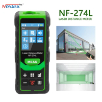 Noyafa NF-274L laser distance meter electronic roulette laser digital tape rangefinder trena metro laser range finder measuring