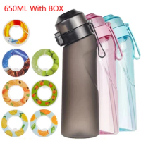 Air Flavored Water Bottle Up Sports Fashion Straw Mug Water Bottle Suitable for Outdoor Sports Fitness Water Cup Flavor Pods NEW