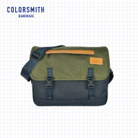 【COLORSMITH】CR．掀蓋雙層側背包．CR1426-NB(台灣原創品包包品牌)