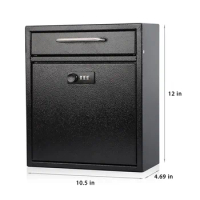 Best-Selling High Quality smart stainless steel mailbox metal parcel drop box