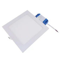 High Bright 3W 6W 12W 18W 24W LED Panel Lights Novelty UltrathinBest Quality Square Ceiling Light White Shell AC85-265V