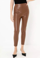 ZARA High-Waist Faux Leather Leggings