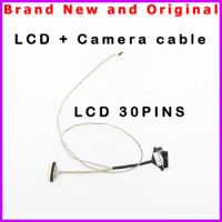 New LVDS LCD Cable for Lenovo Ideapad 120S-11-11IAP 120S S130-11IGM 130S-11IGM LCD+Camera cable 64411203300010 5C10P23897 81KT