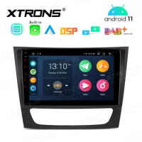 9" Android 11 OS Car Multimedia System Player GPS Radio for Mercedes-Benz E-Class W211 2002-2008 with Dual UI Themes Available