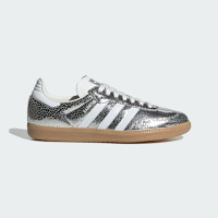 【adidas 愛迪達】SAMBA OG 運動休閒鞋-JR0035 女鞋 ORIGINALS經典休閒鞋 爆裂銀白配色